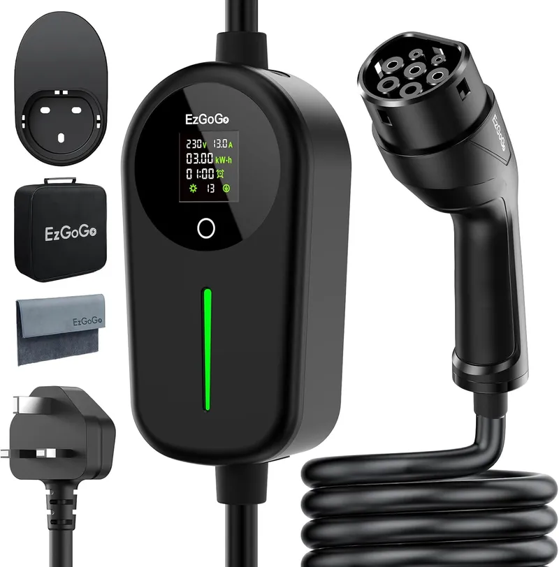 EzGoGo EV Charger 3 Pin Plug 49.21Ft 15M
